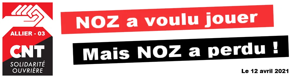 NOZ a voulu jouer ... NOZ a perdu !