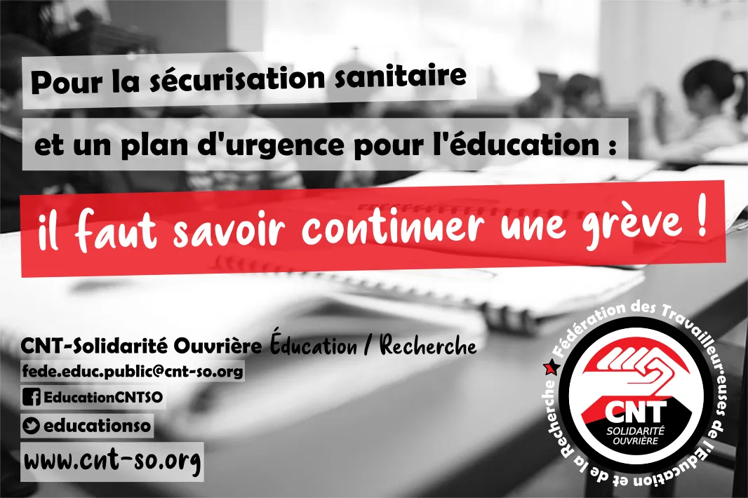 Éducation : Il faut savoir continuer une grève !