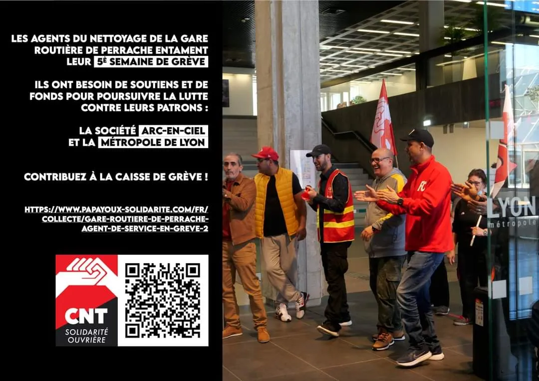 Suite de la Grève à la Gare de Lyon Perrache