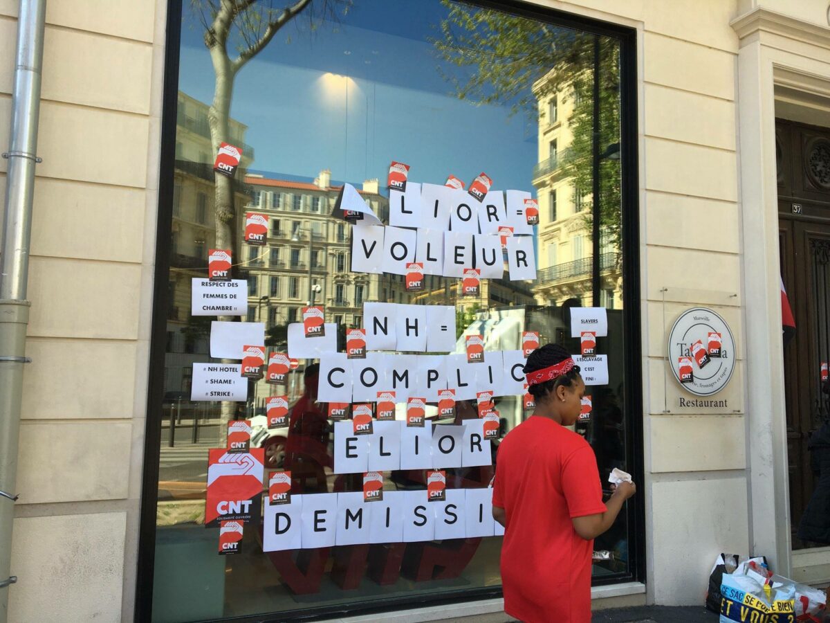 La CNT-SO 13 fait condamner les escrocs d’Elior